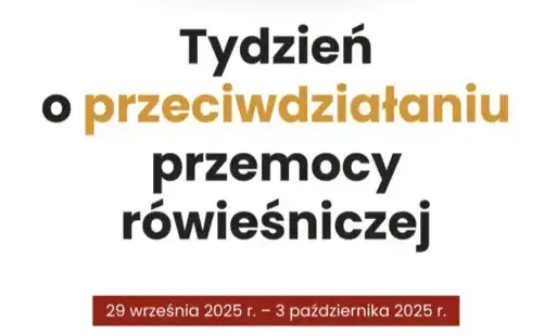 Zdjęcie do Tydzień przeciwdziałania przemocy r&oacute;wieśniczej w naszej szkole. 